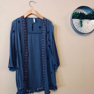 tribal cardigan